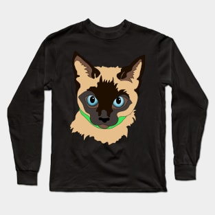 Siamese Cat Long Sleeve T-Shirt